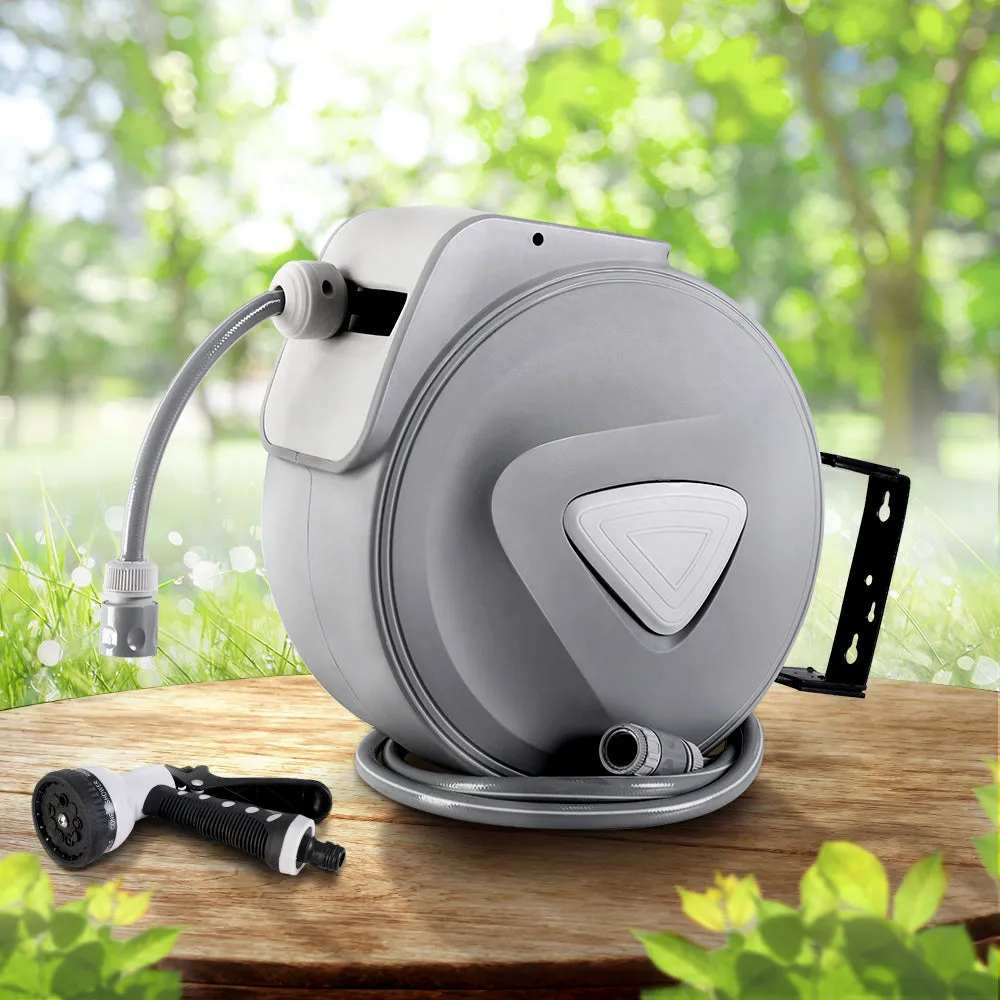 10m UV Resistant Retractable Hose Reel & Spray Gun