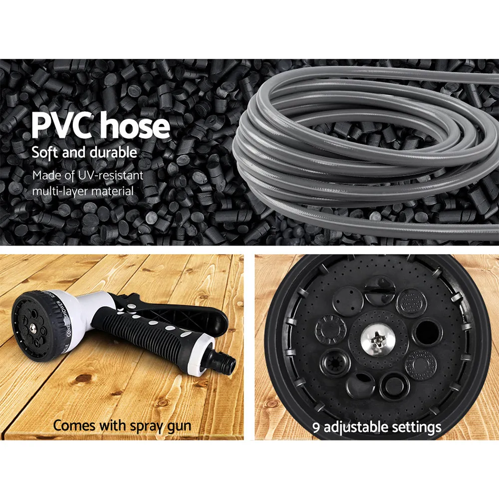 10m UV Resistant Retractable Hose Reel & Spray Gun