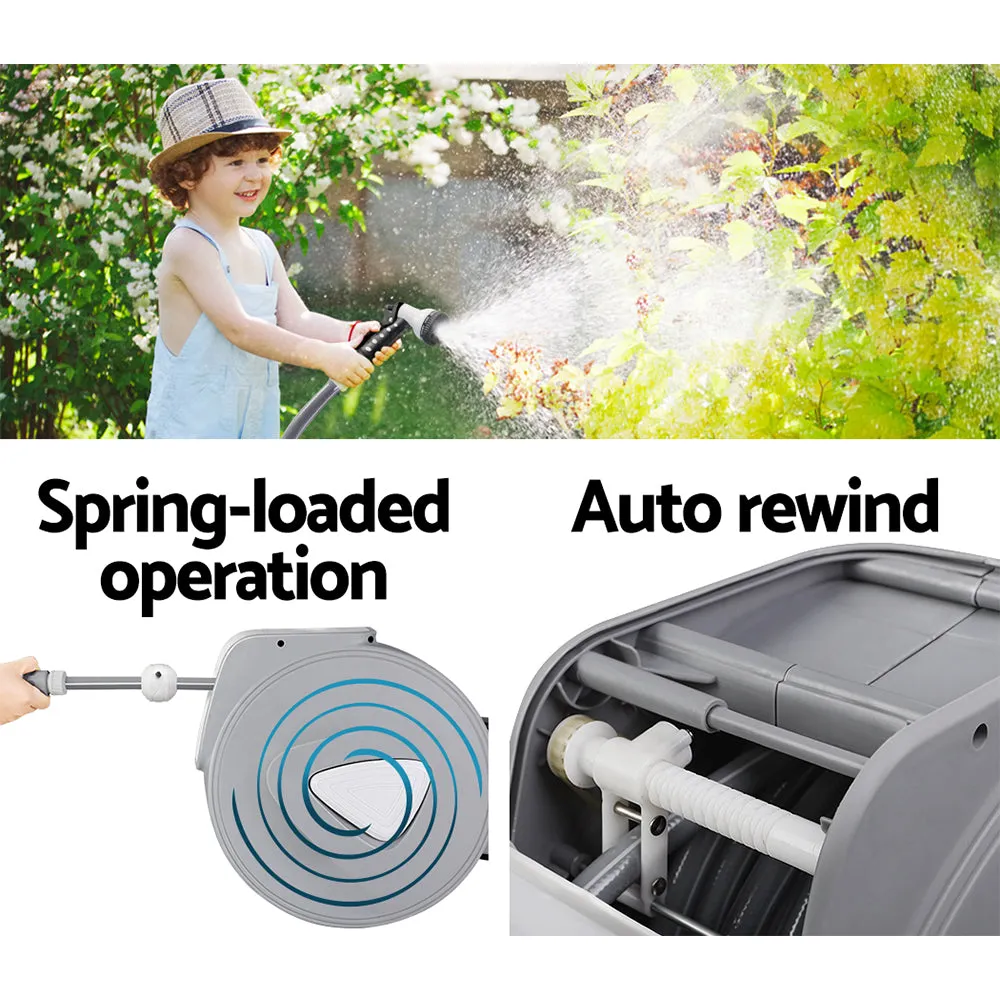 10m UV Resistant Retractable Hose Reel & Spray Gun