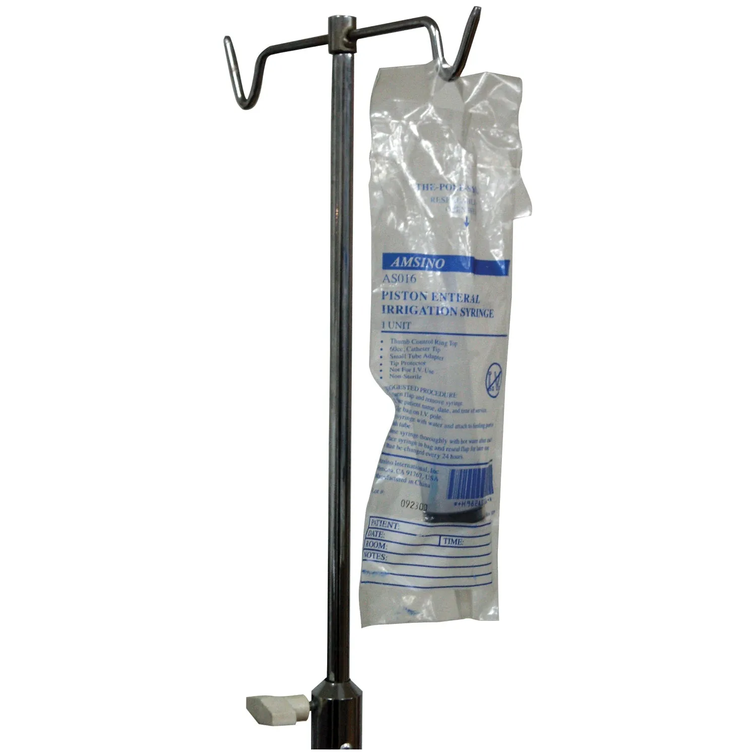 Amsino Amsure Pole Syringe Syringe Irrigation 60Cc Ringtop W/Small Tip 30/Cs