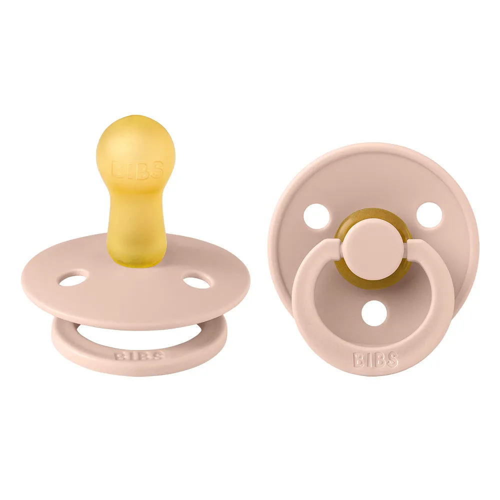 Bibs Twin  Dummy Pack - Blush Pink/Blush Pink