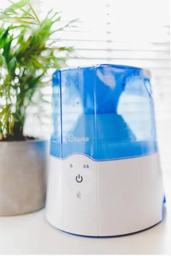 Crane Tabletop Warm Mist 0.5 Gallon Humidifier - Certified Refurbished