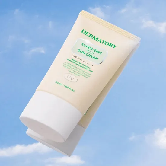 DERMATORY Pro Trouble Super Zinc Mild Sun Cream Set SPF 50  PA     (50ml 31ml)