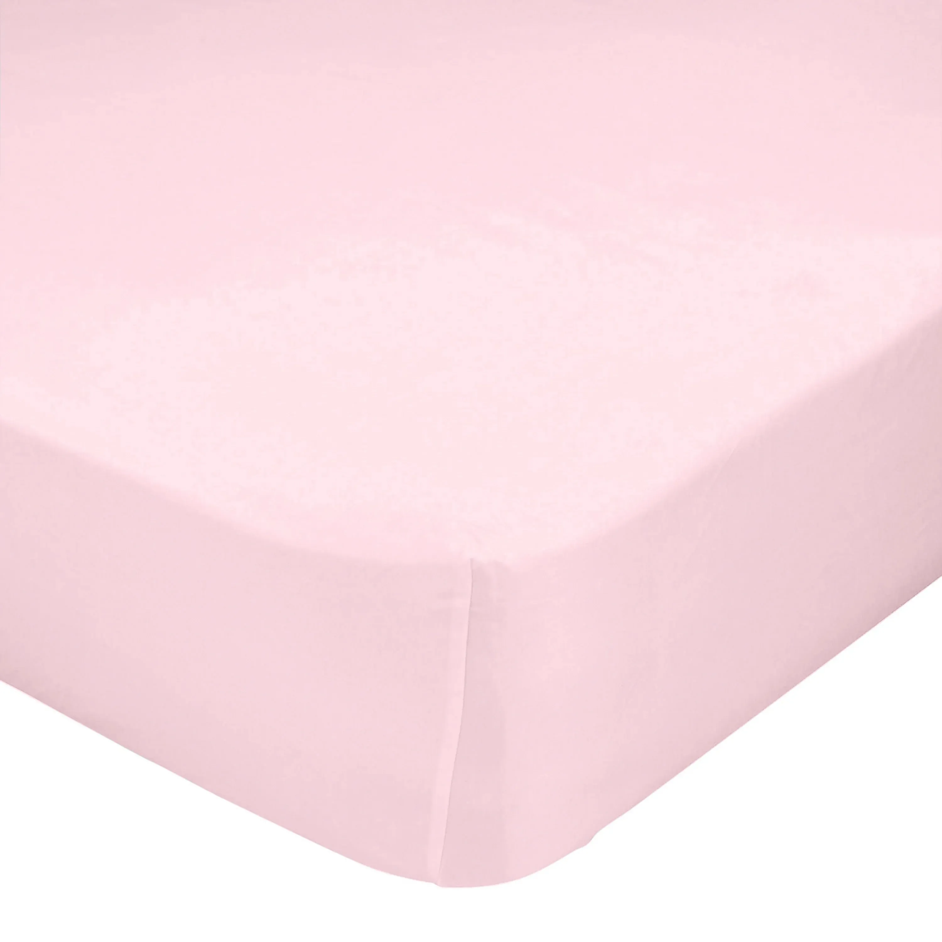 Happy Friday Basic Fitted Sheet Cot Pink 60/120cm