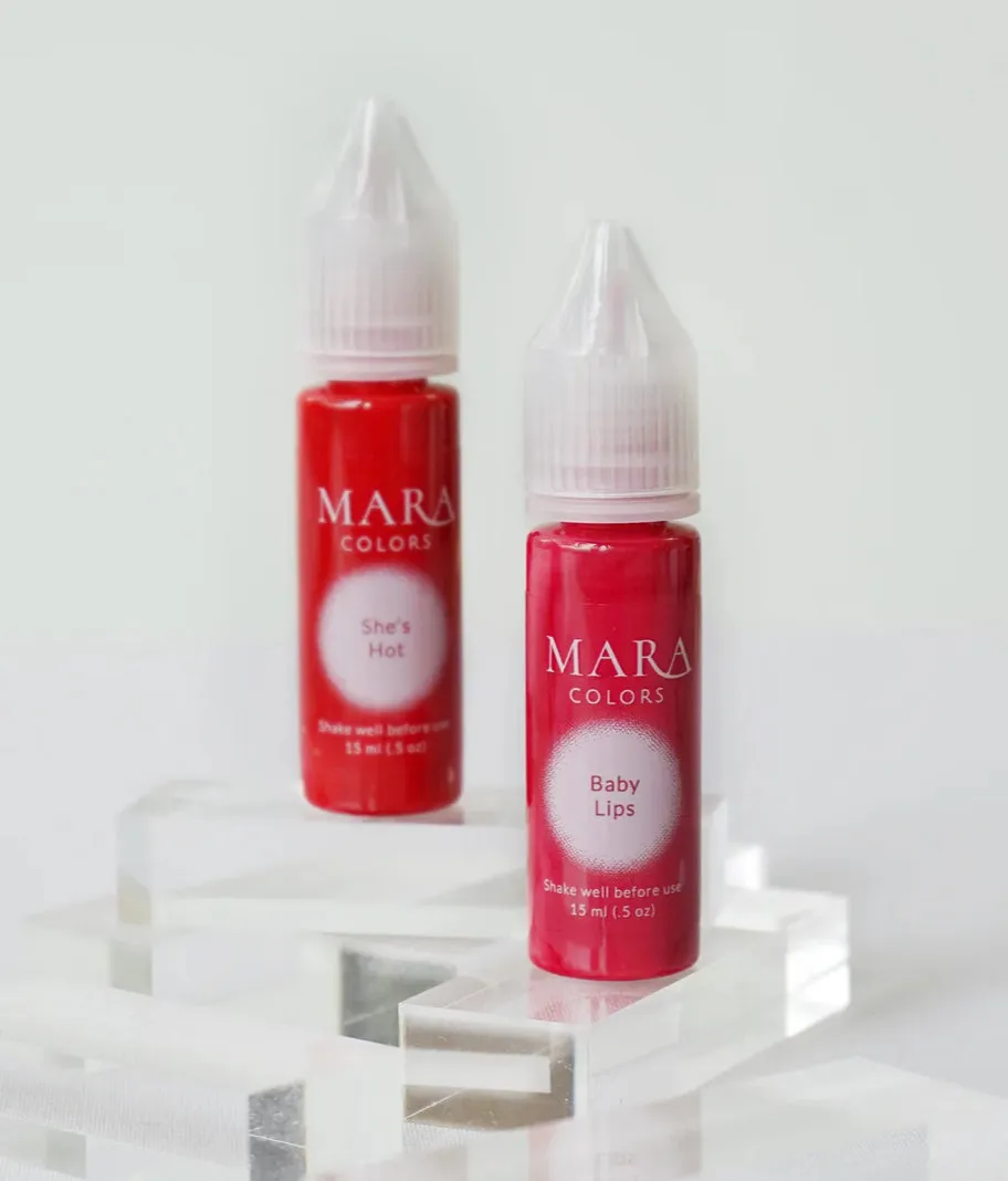 MARA Pro Neutral Lip Pigments Set 2 x 15ml